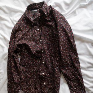 Bonobos Black Floral (Red, Pink, Yellow) Shirt